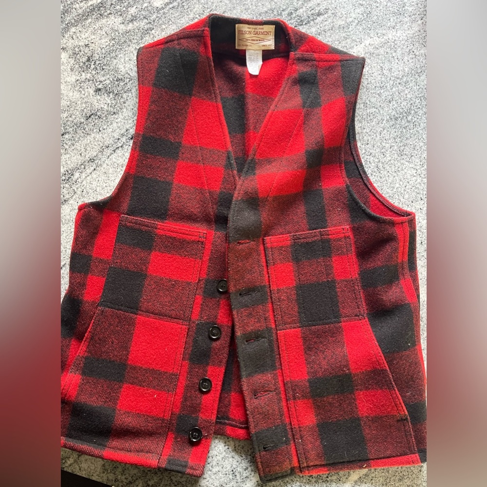 Filson men vest 38 medium